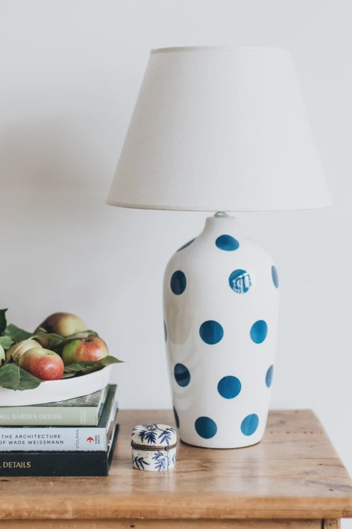 Navy Spot Lamp