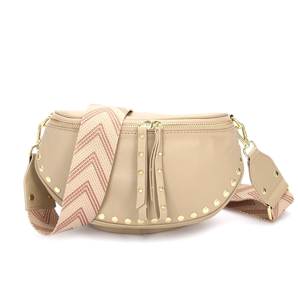 Funk Leather Bag - Taupe