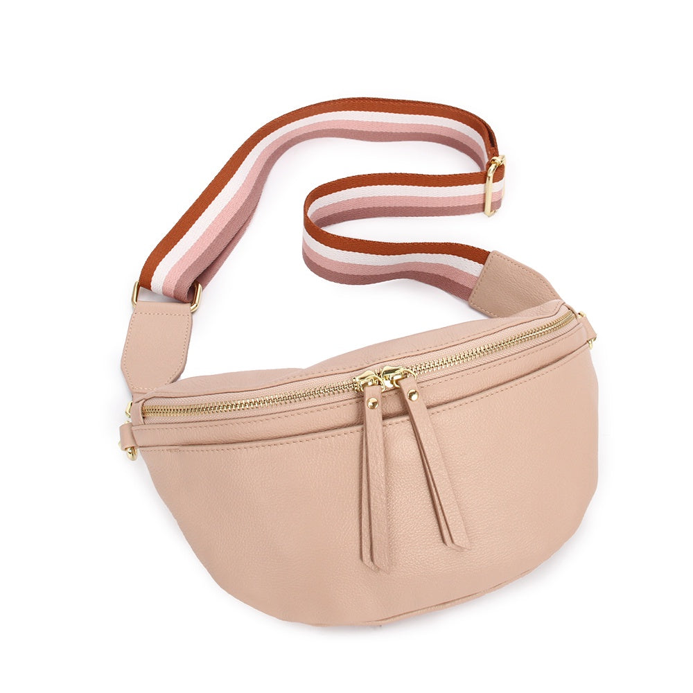 Cherish Leather Bag - Blush
