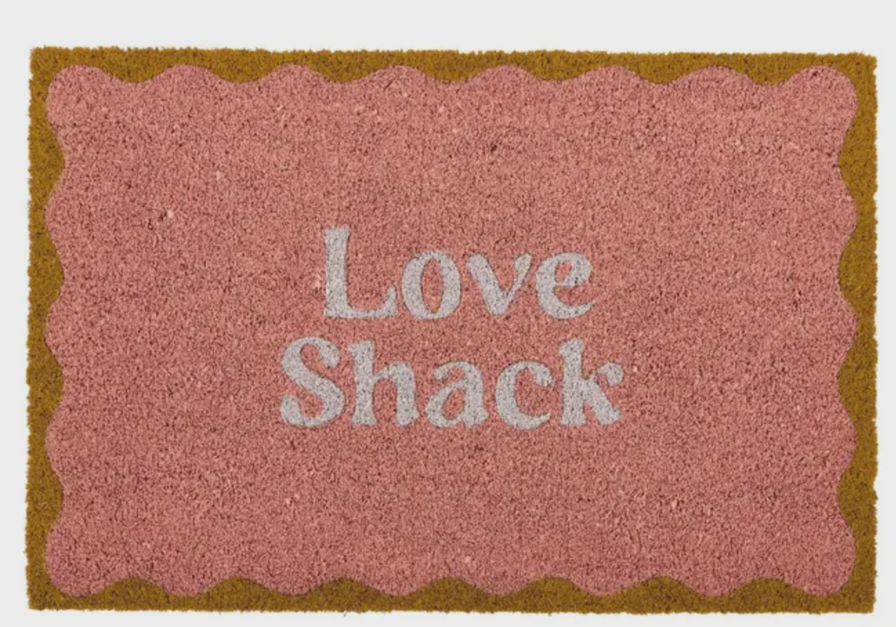 Love Shack Coir Mat