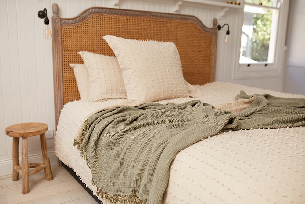 Shore Euro Cushion - Natural