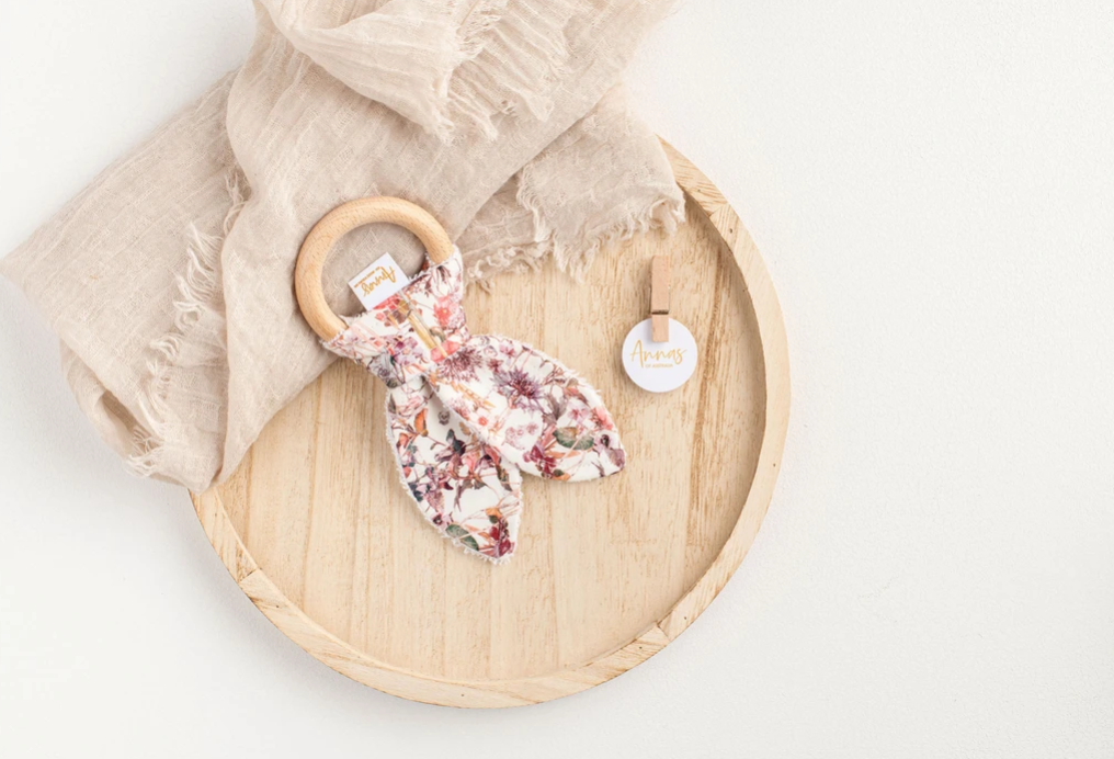 Liberty Print Bunny Teether