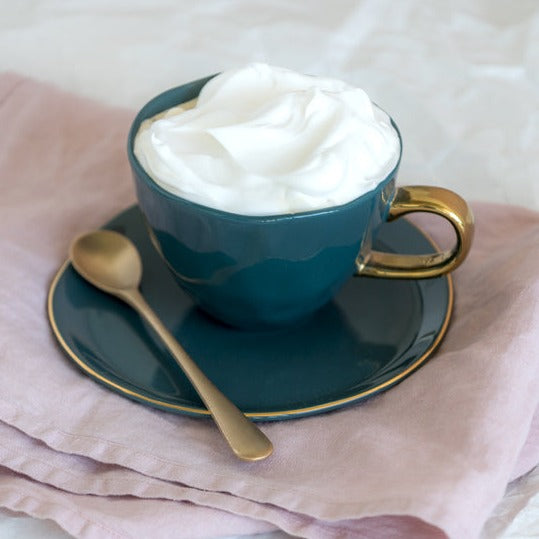 Good Morning Tea Cup - Blue/Green