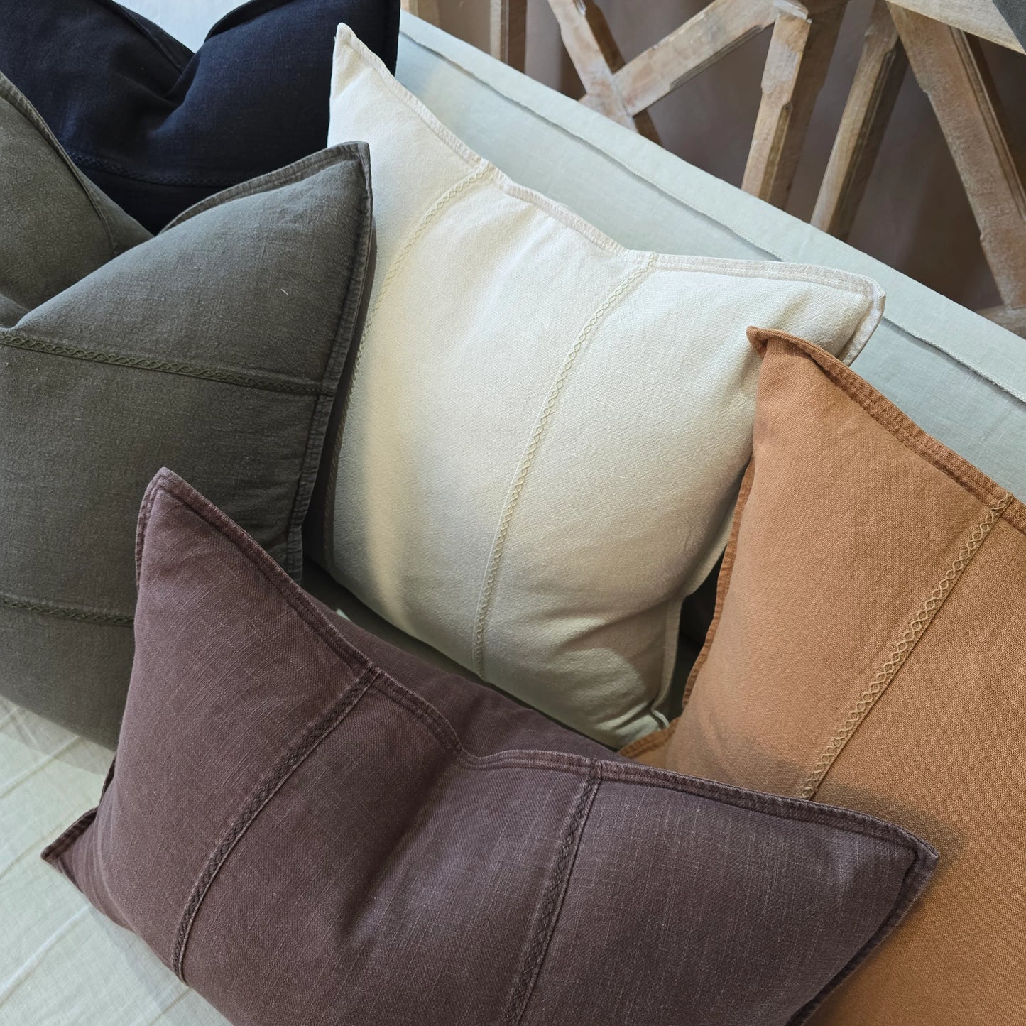 Eveleigh Stonewashed Cushion