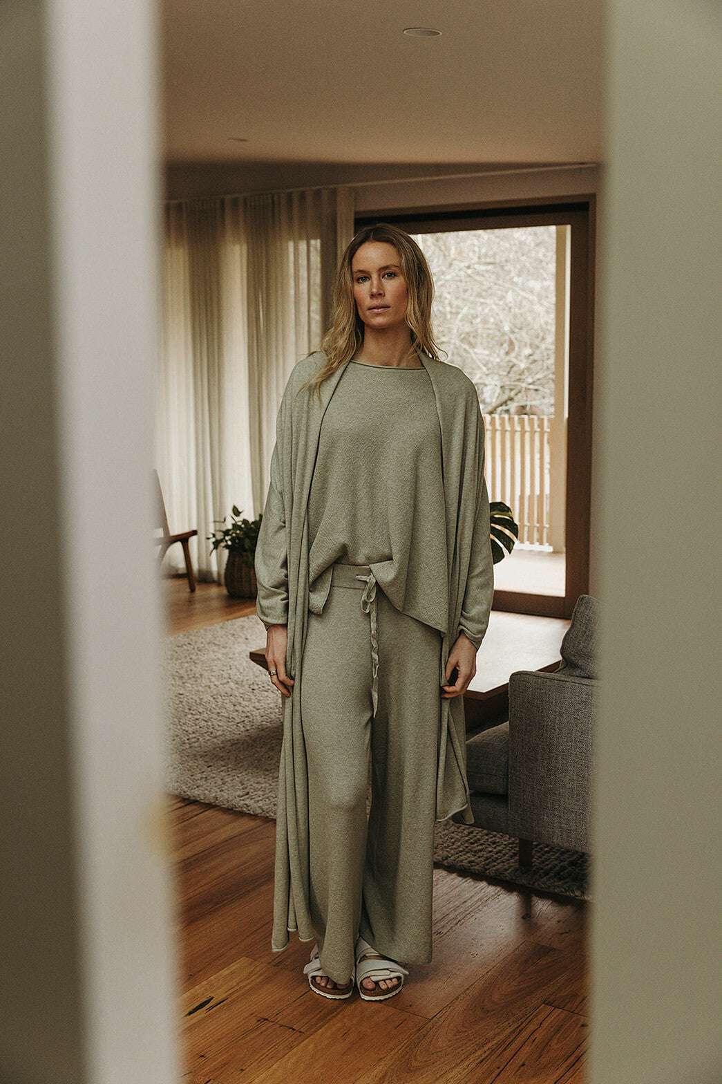 Winter Retreat Merino Pant - Acacia
