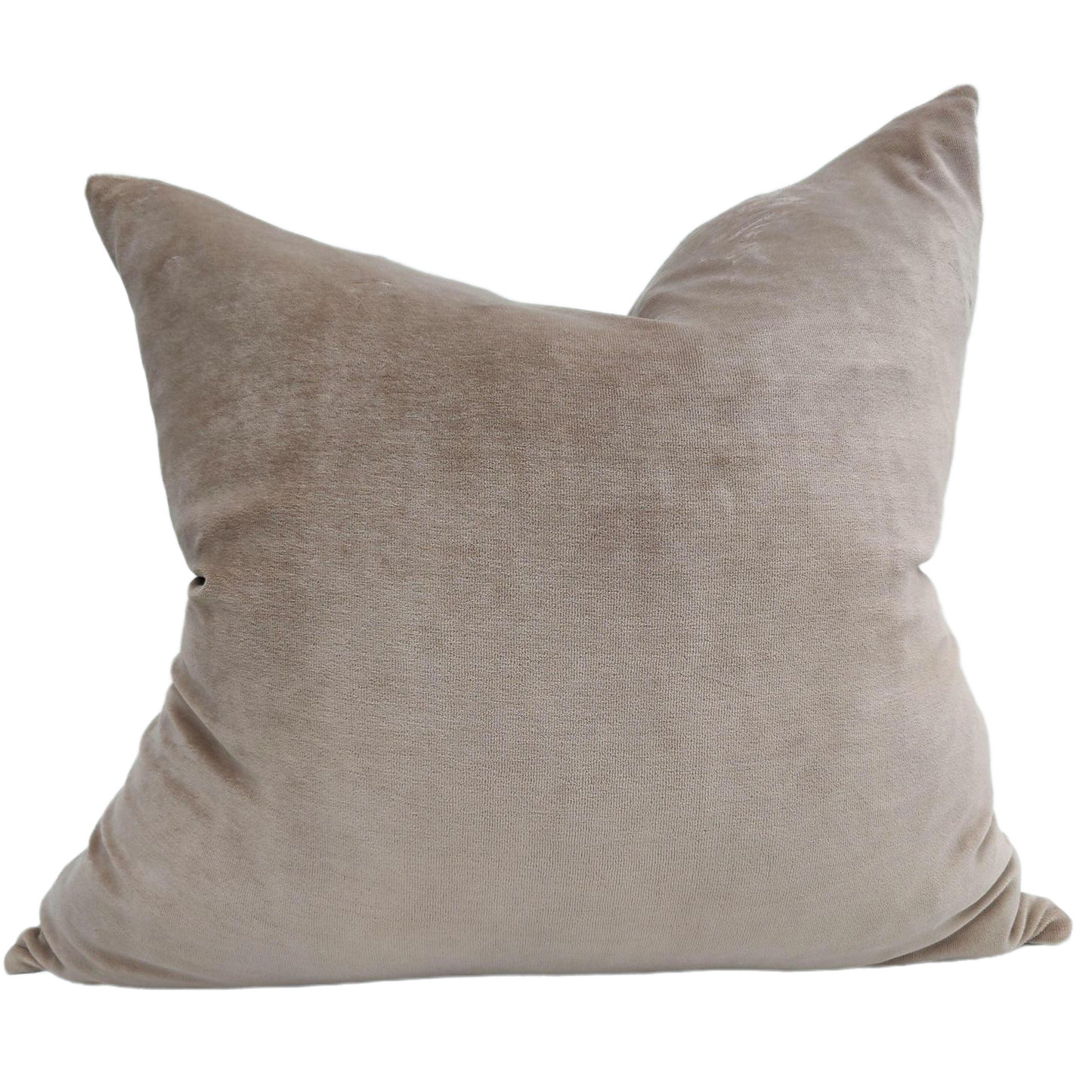 Fontainebleau Cotton Velvet & Linen Cushion - Square