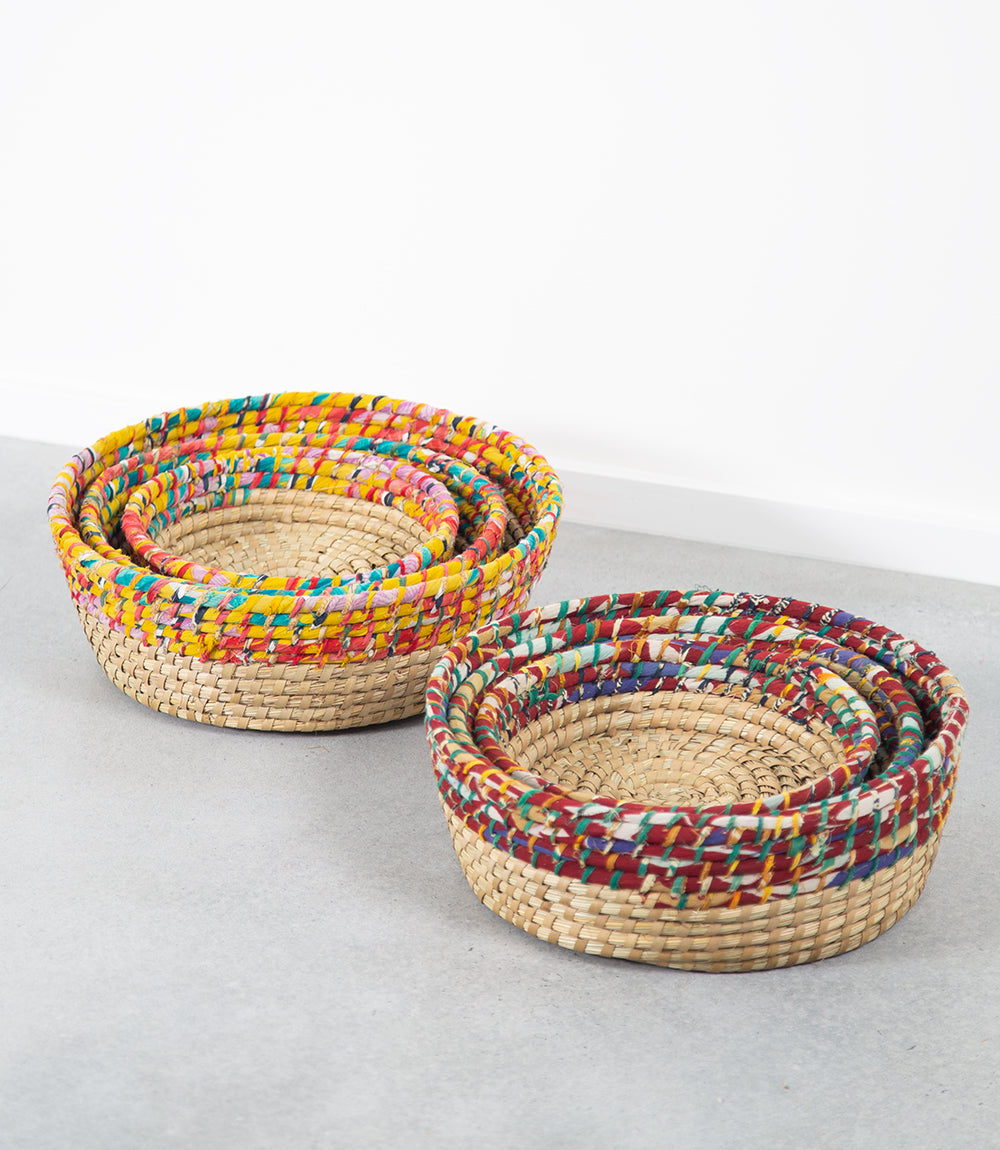 Kaisa Round Table Baskets Set/3