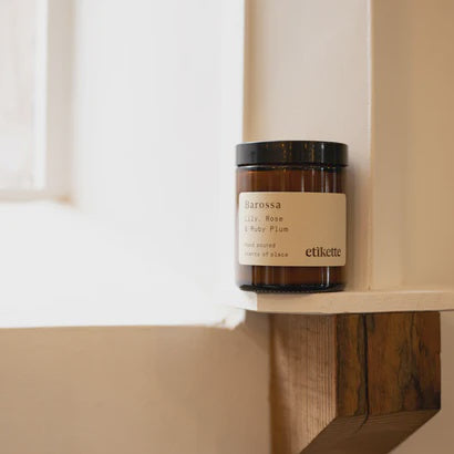 Soy Candle - Barossa in Lily, Rose + Ruby Plum