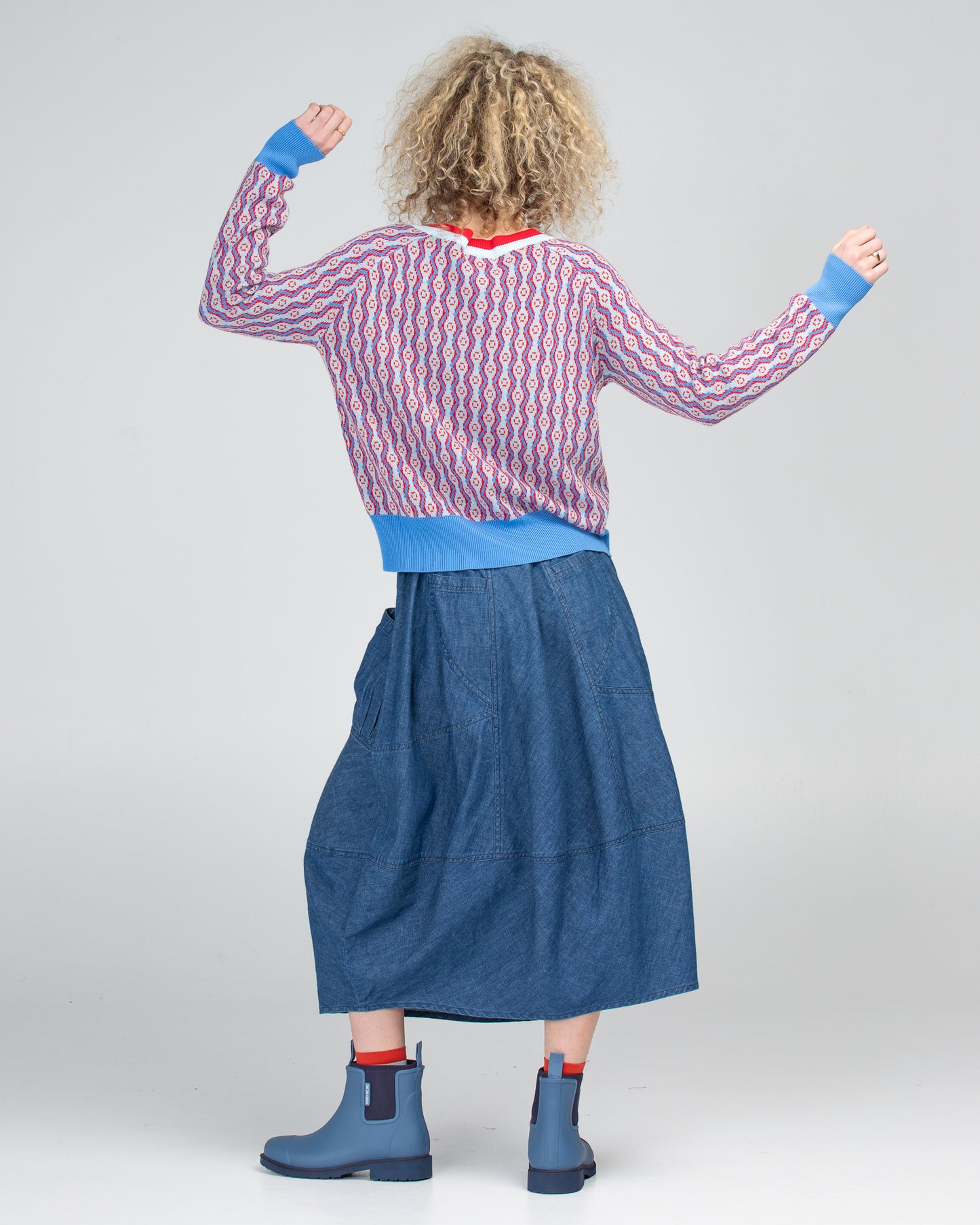 Guru Skirt - Medium Wash Denim
