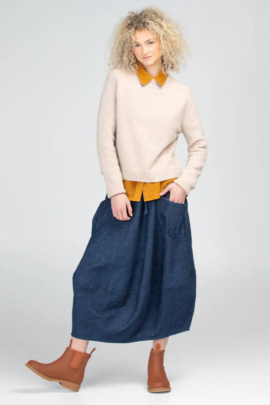 Guru Skirt - Dark Wash Denim
