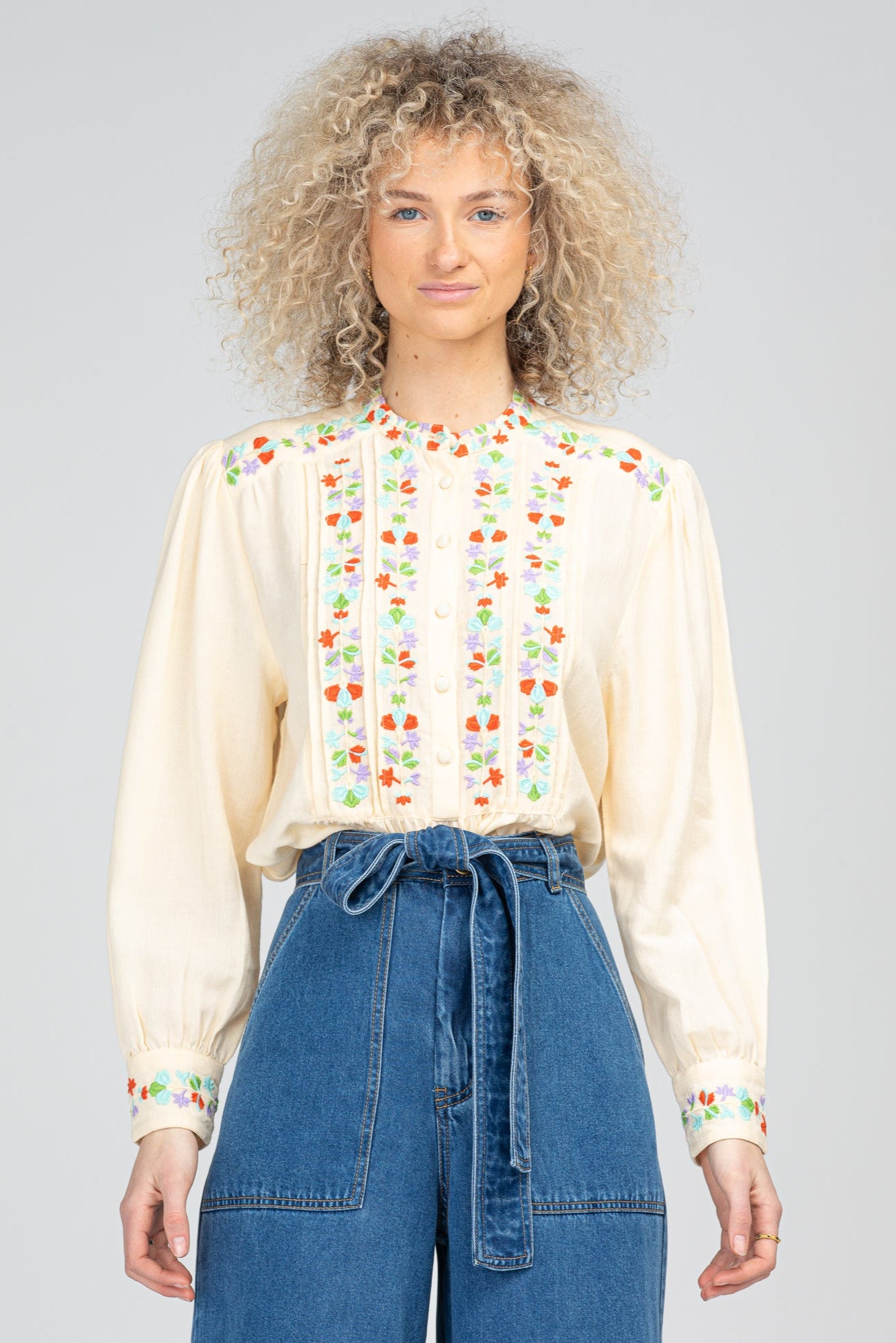 Rosemary Top - Cream