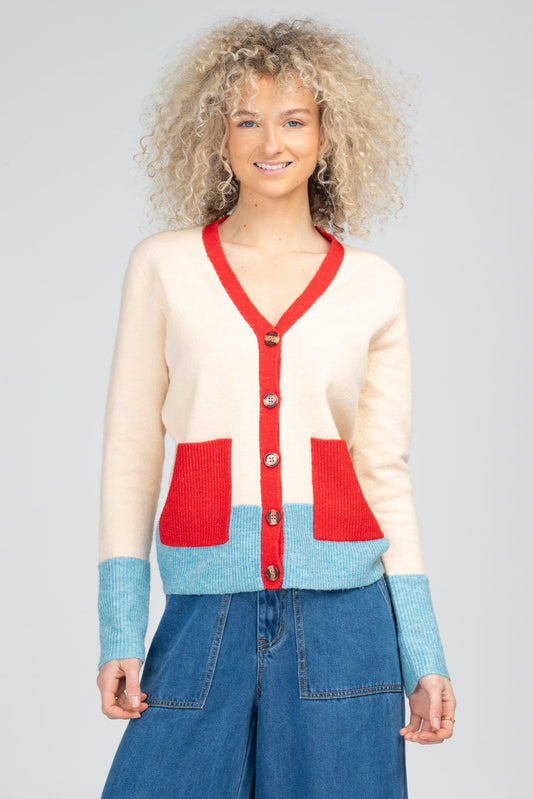 Poet Cardigan - Cream