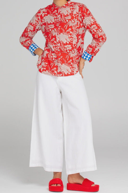 Jedda Linen Pant - White