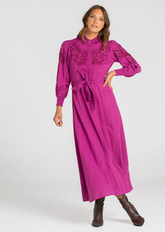 Clementine Dress - Magenta