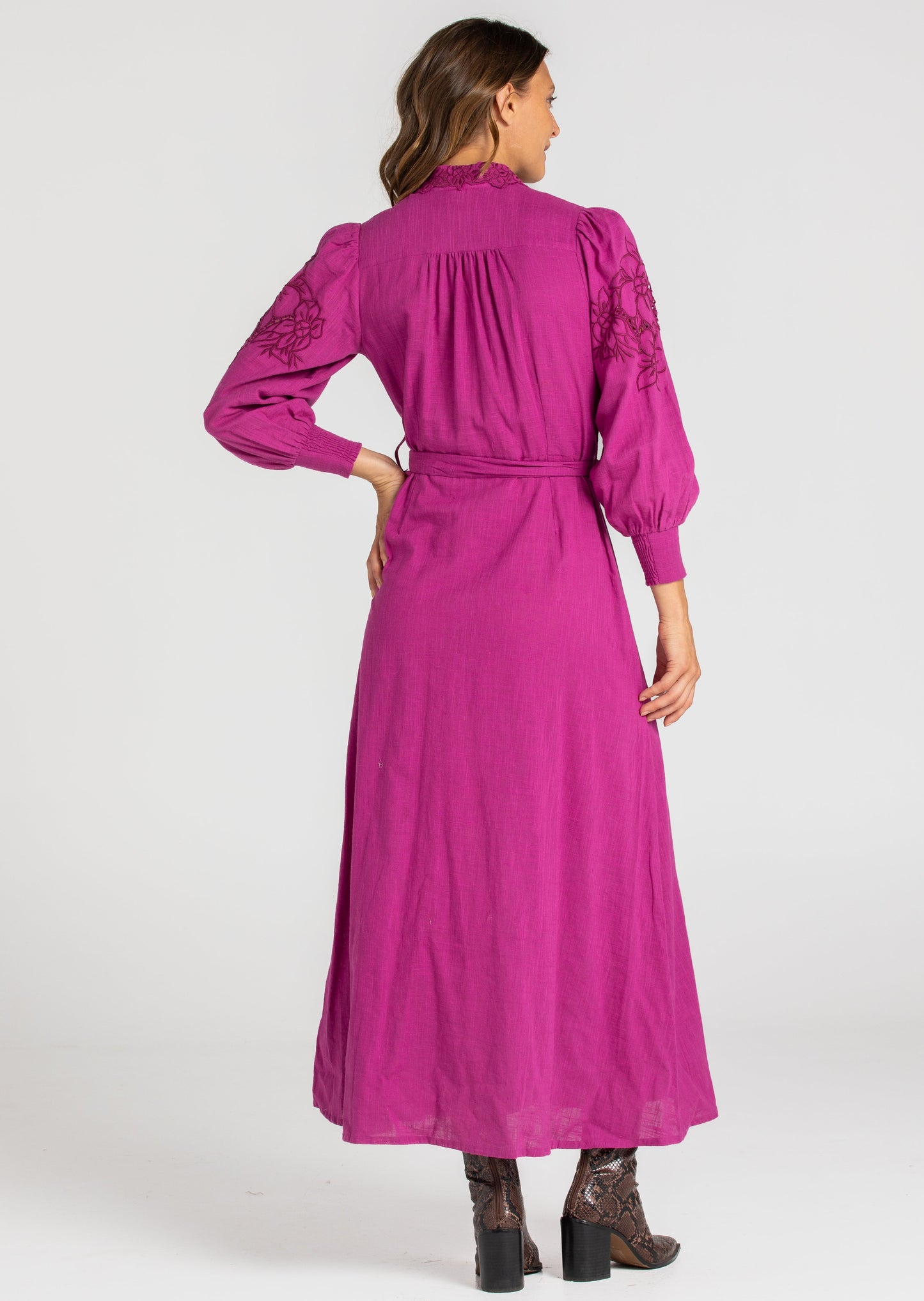 Clementine Dress - Magenta