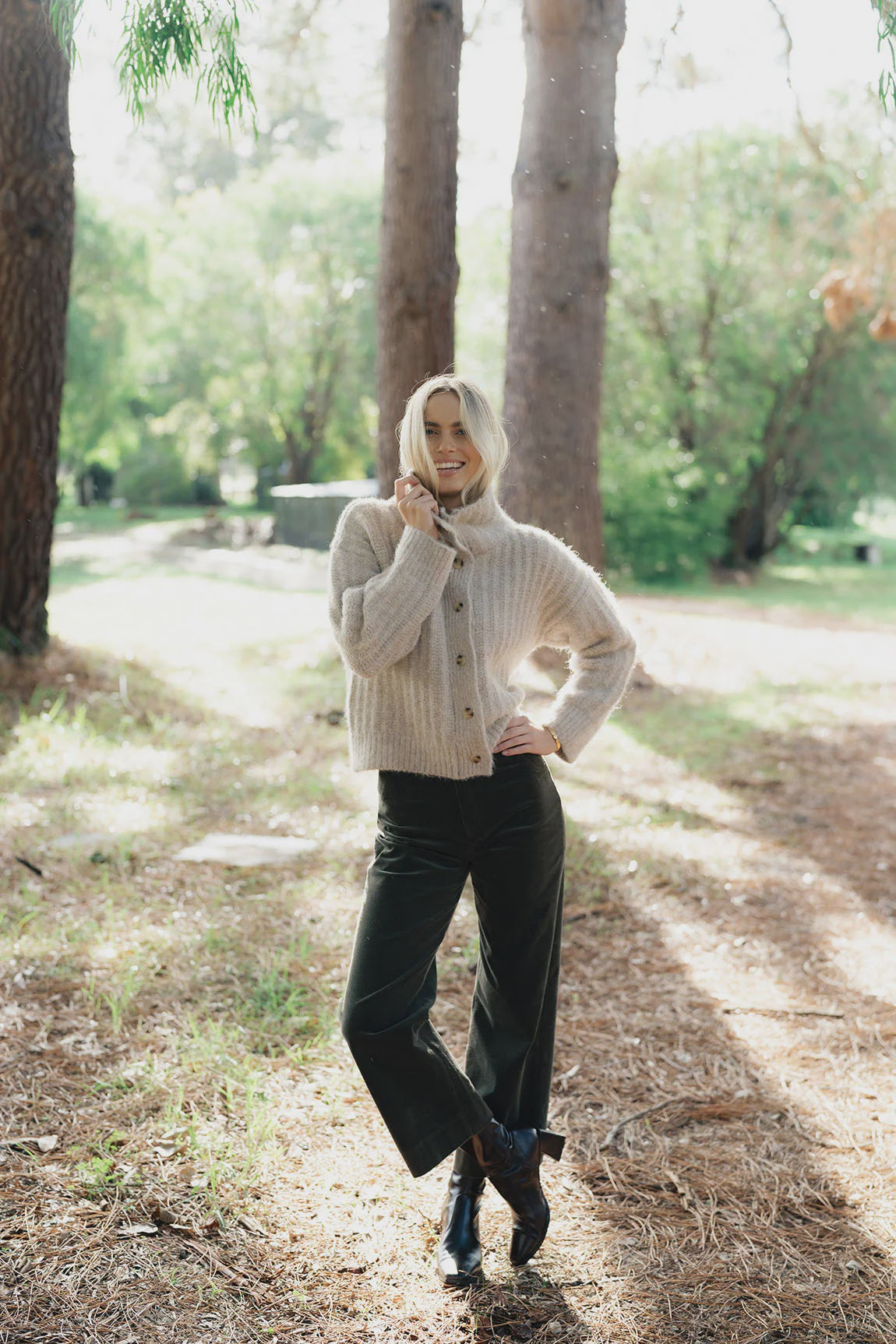 Fleetwood Cord Jeans - Moss