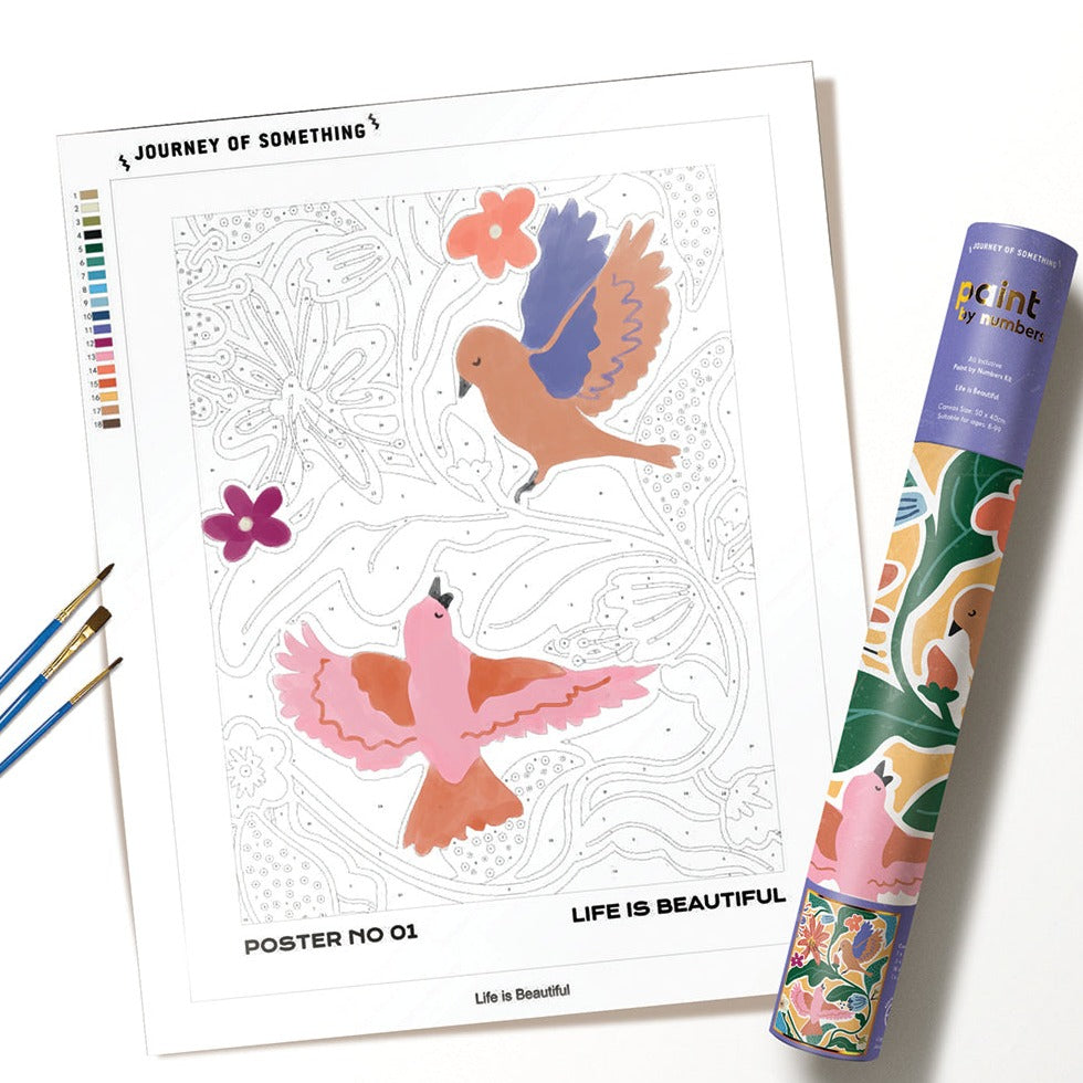 Paint By Numbers - Life Is Beautiful