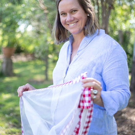 Red Gingham Food Cover