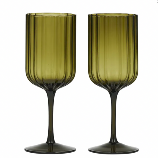 Hazel Set/2 Wine Glasses