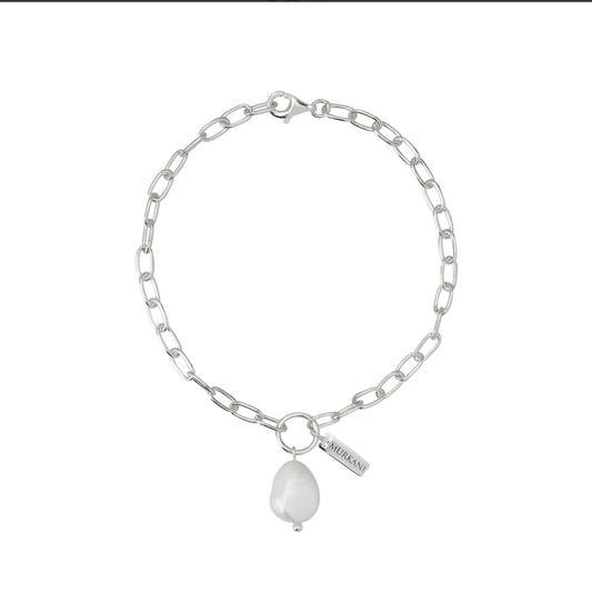 Aphrodite Goddess Pearl Drop Bracelet