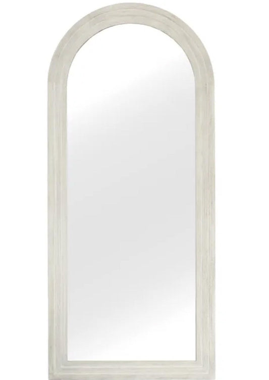 Santo Whitewashed Mirror