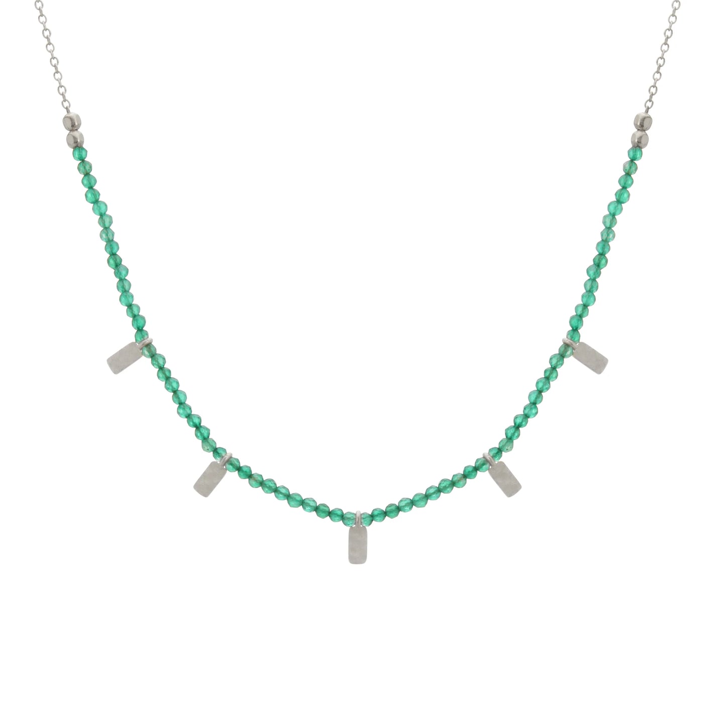 Wandering Soul Green Onyx Choker Necklace