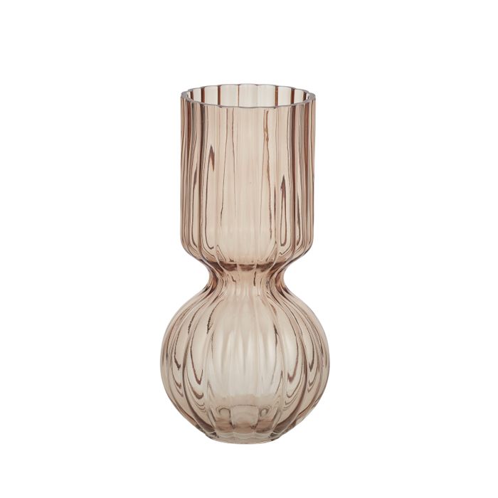 Arya Peach Glass Vase