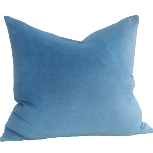 Fontainebleau Cotton Velvet & Linen Cushion - Square