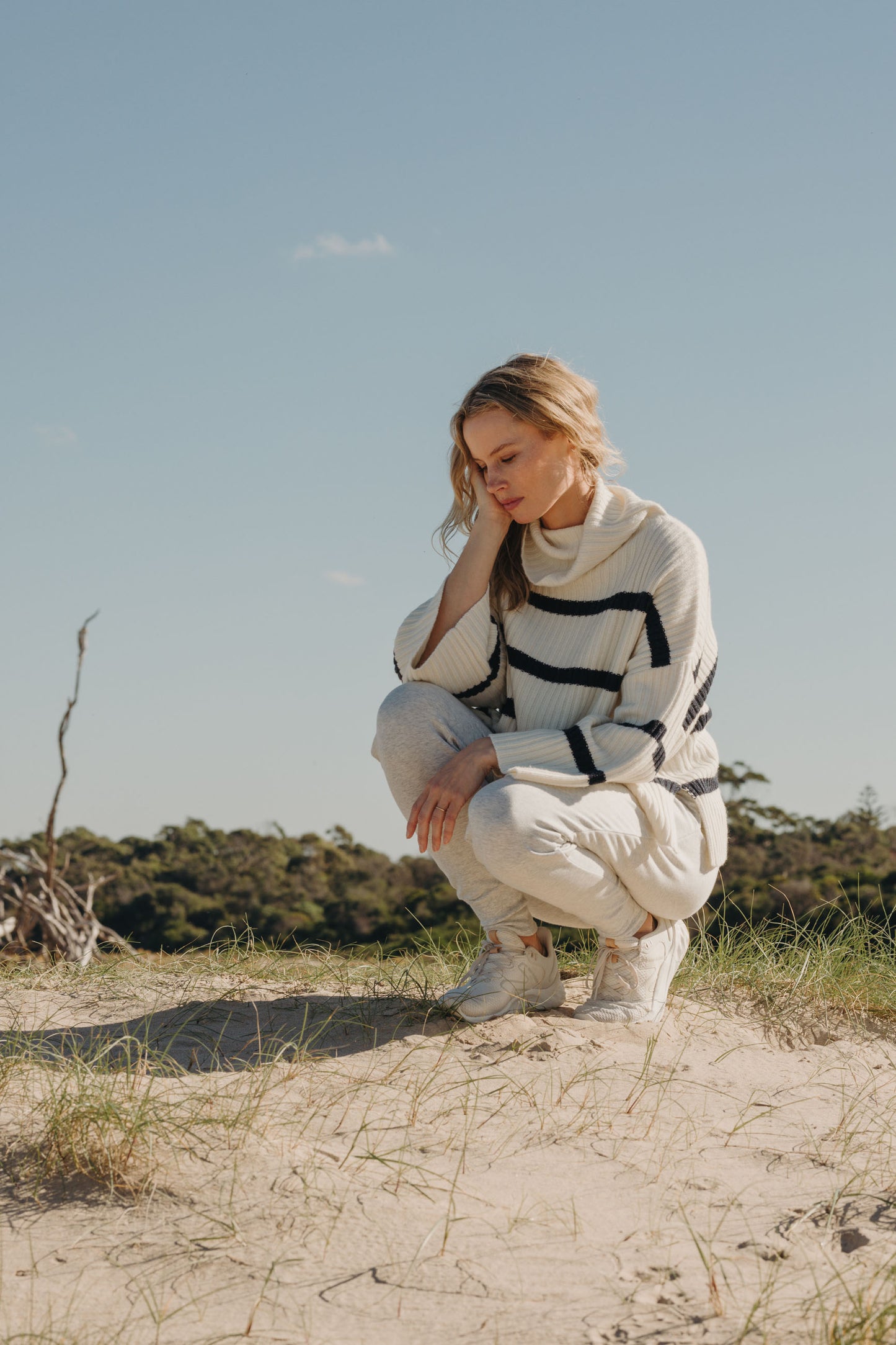 Divine Stripe Rib Pull Over