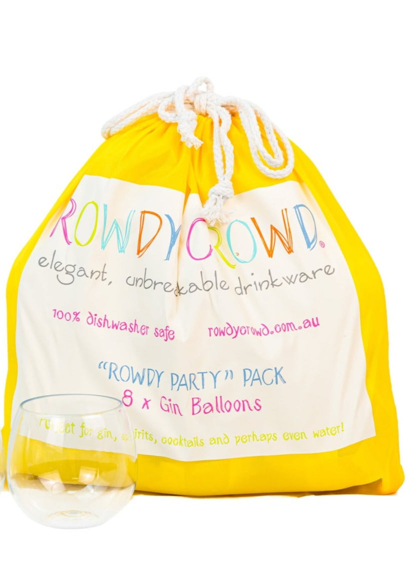 Rowdy Party Gin Balloon Pack