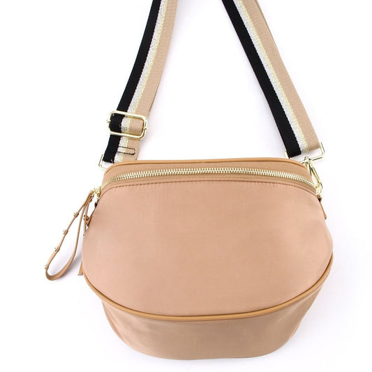 Obsessed Nylon Bag - Light Tan/Gold