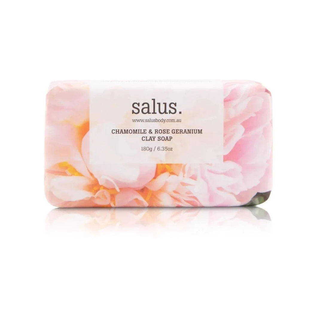 Chamomile & Rose Geranium Clay Soap