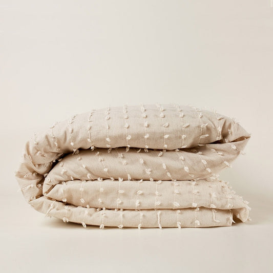 Shore Duvet Cover - Natural