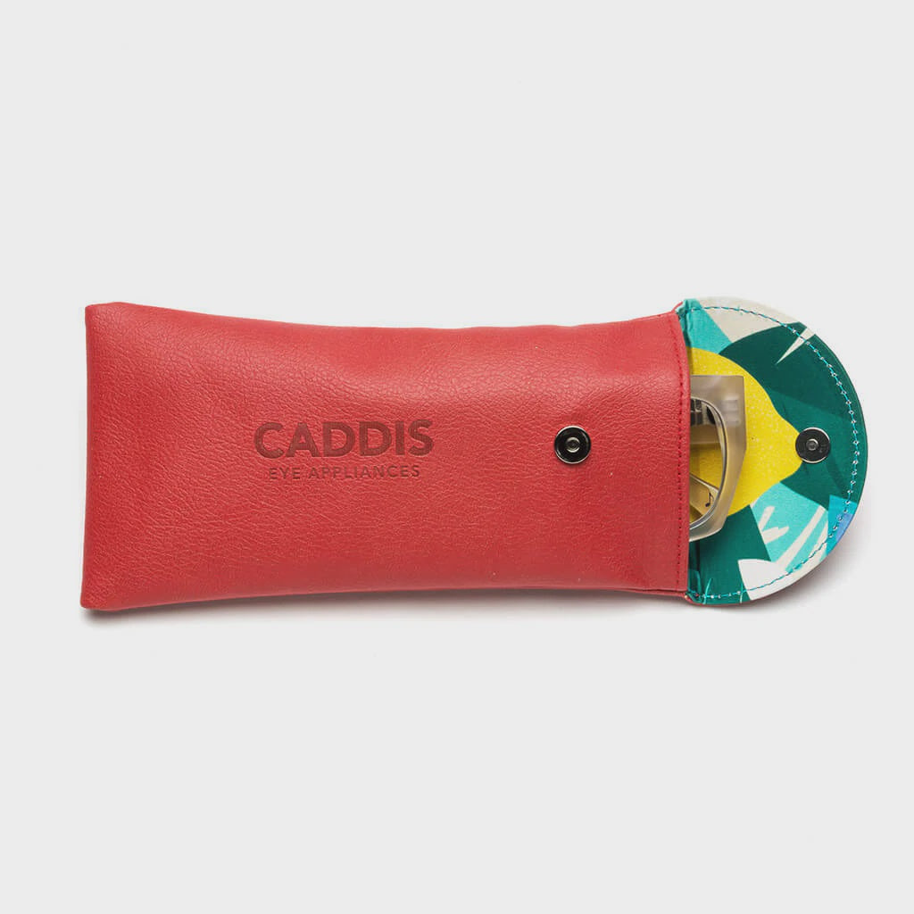 Caddis Leather Case - Apple Red