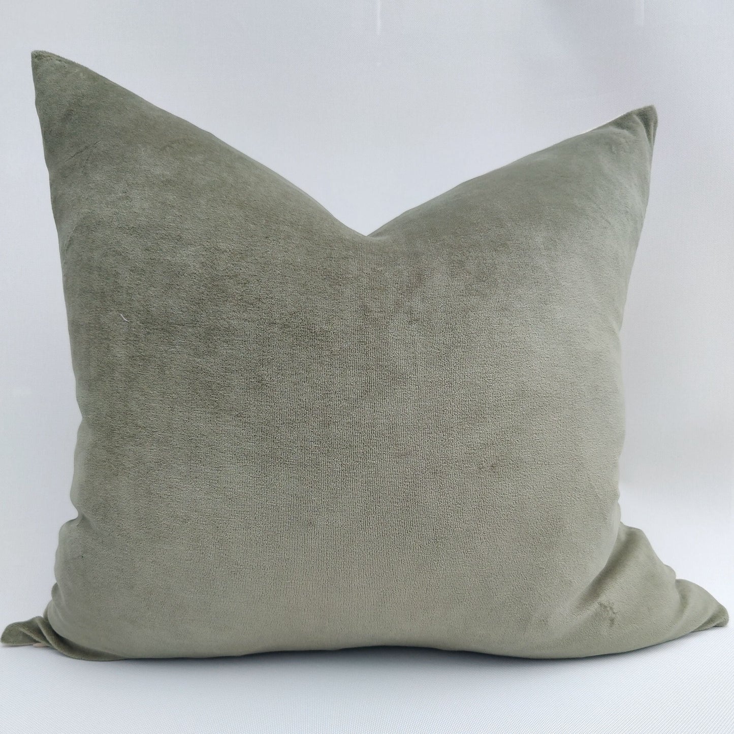 Fontainebleau Cotton Velvet & Linen Cushion - Square