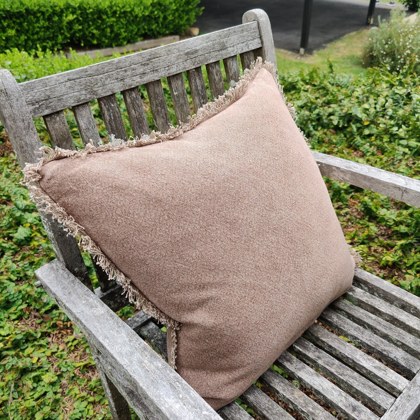 Matera Stonewashed Linen  Square Cushion