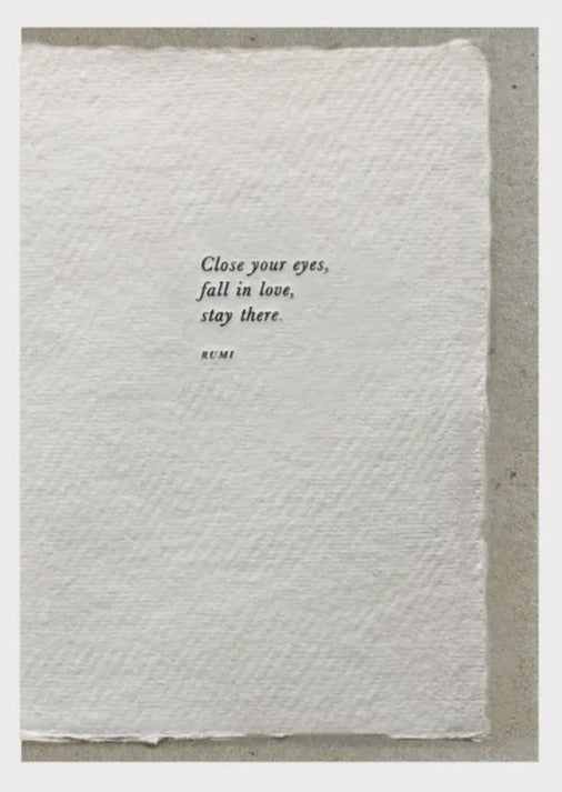 Rumi - Fall in Love