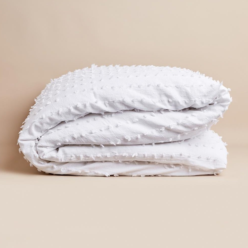Shore Duvet Cover -White