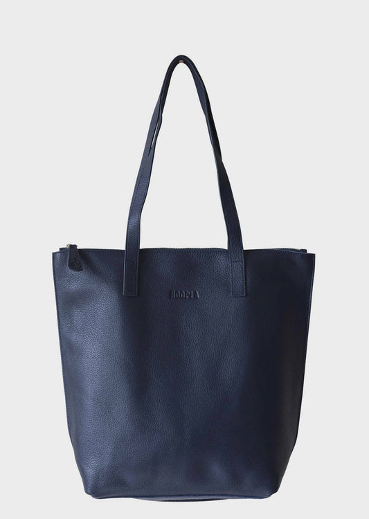 Small Zip Tote - Navy