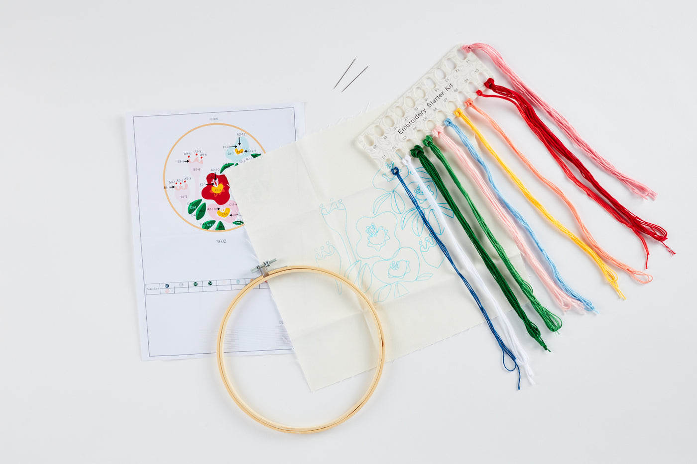 Embroidery Kit - Foral