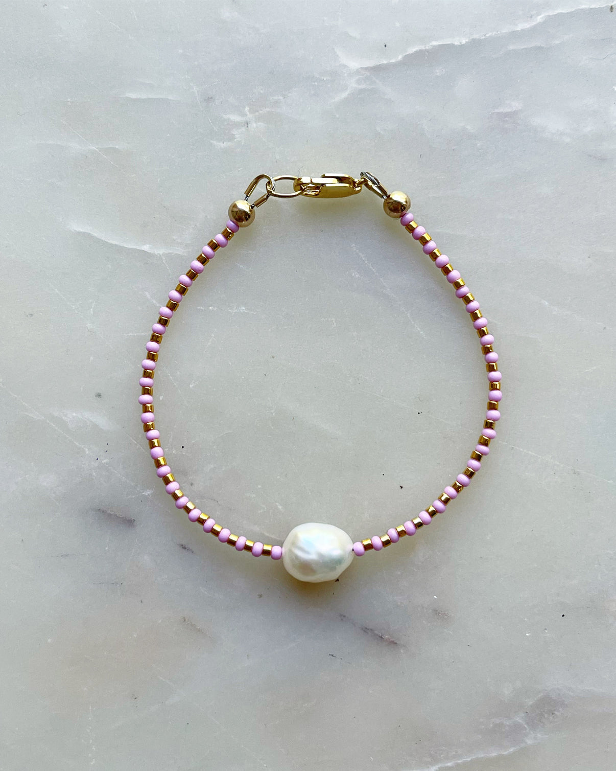 Kyra Stone Freshwater Pearl Bracelet