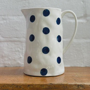 Medium Navy Spot Jug