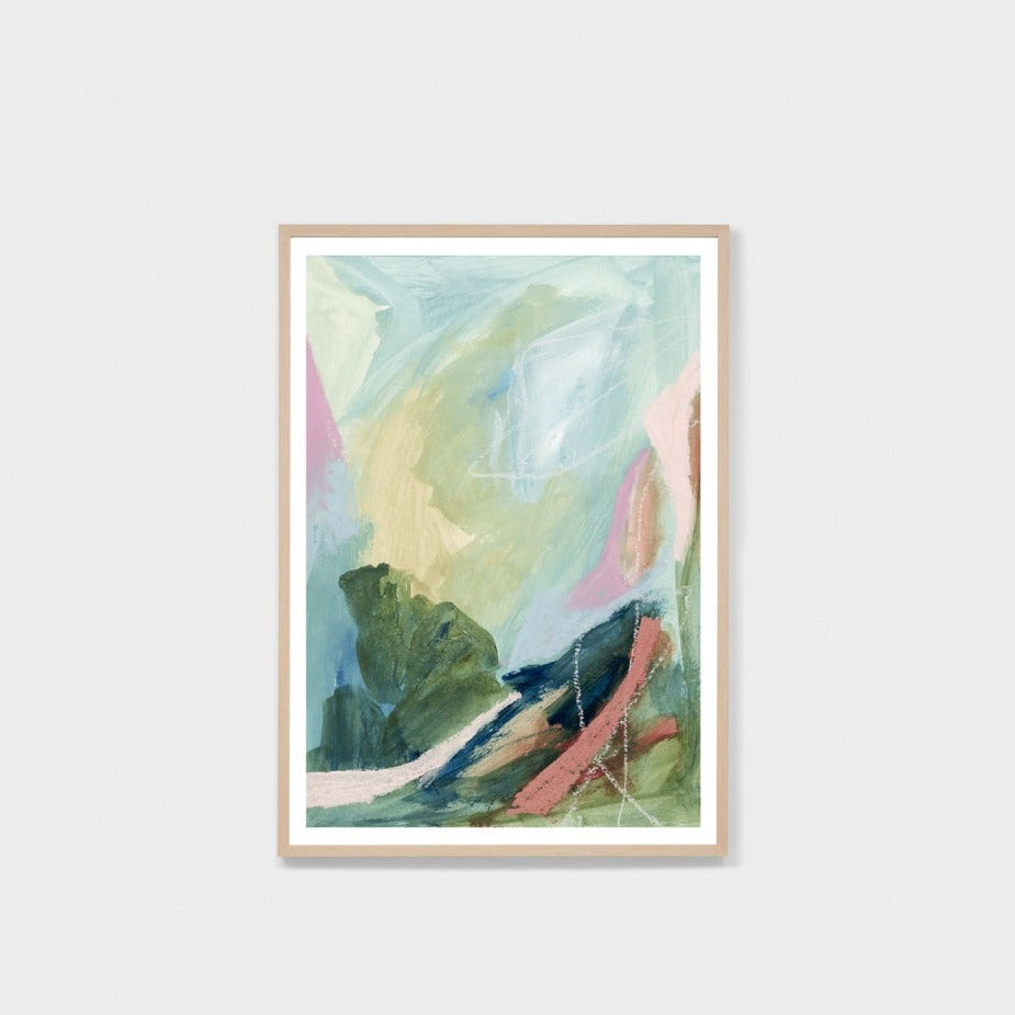 Skeda Pastel Art Print - 62 x 87cm